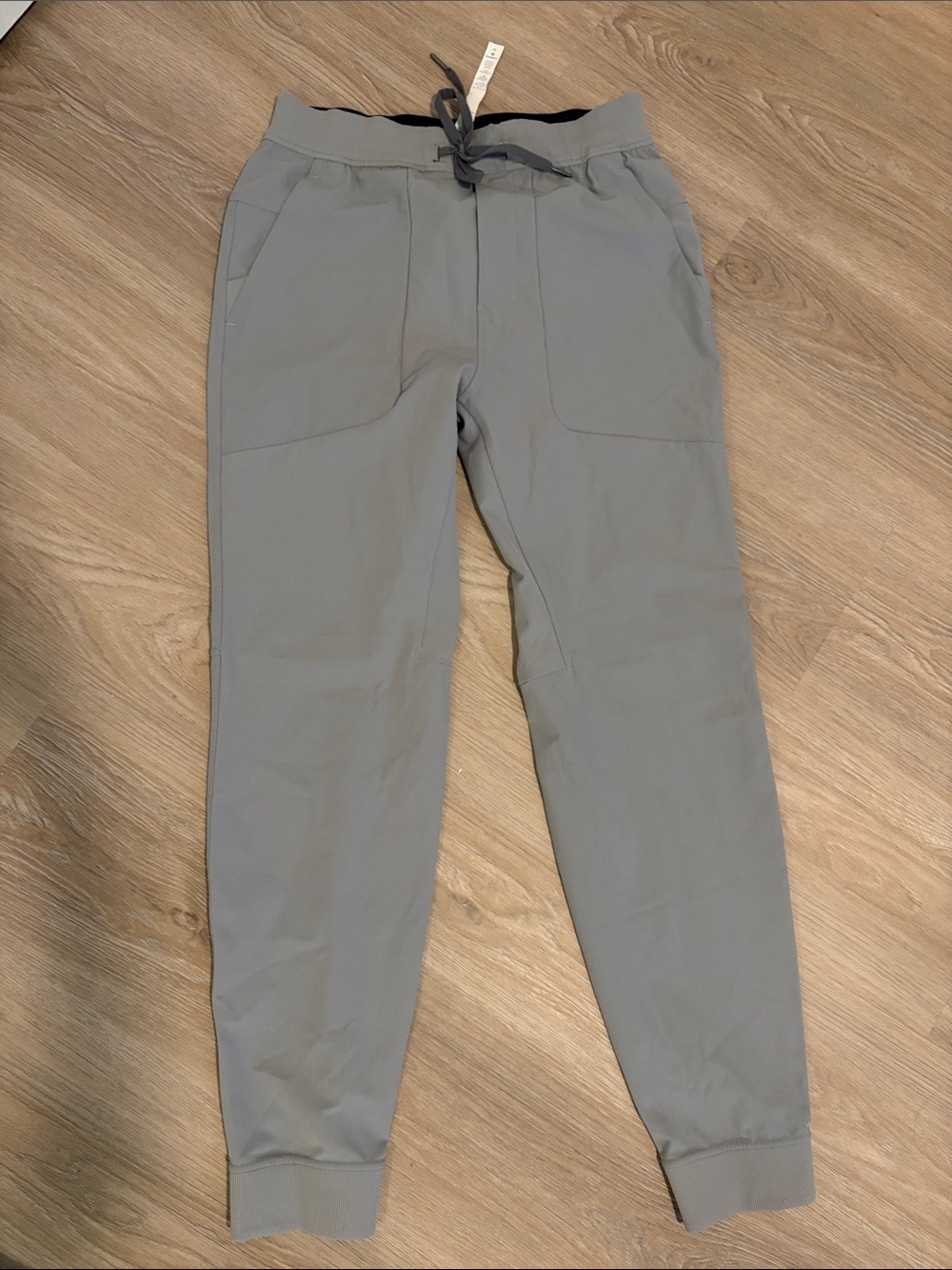 Lululemon Men's Gray Jogger Pants with Drawstring Waist